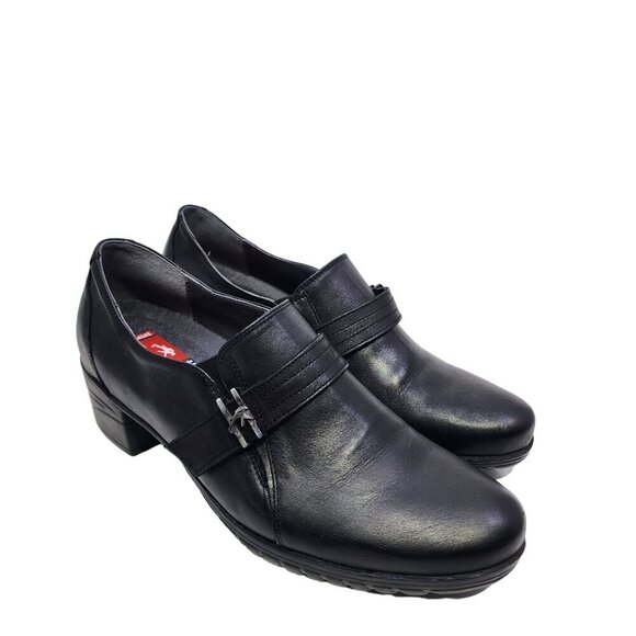 Fluchos Charis F0942 Women's Comfort Slip-On Shoes Size 39 Black Leather - Picture 13 of 13